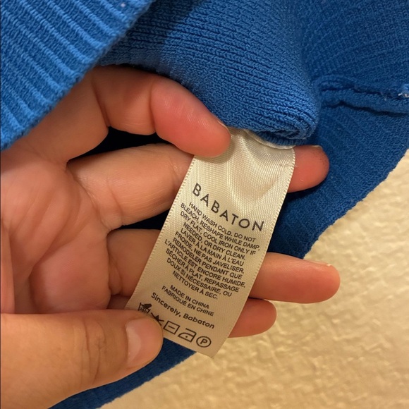 Babaton Textured Knit Top in Blue - Picture 4 of 5